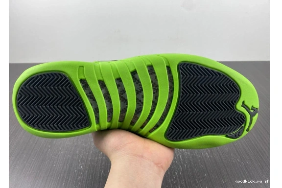 GREEN AJ12 BLACK Jordan 12 DOF FLIGHT 0419